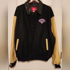 Snickers NFL, varsity jacket leather sleeves, XXL